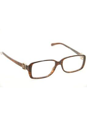 Chanel Glasses 3185 C.1204 52 mm Brown Tweed Frames Italy Rx